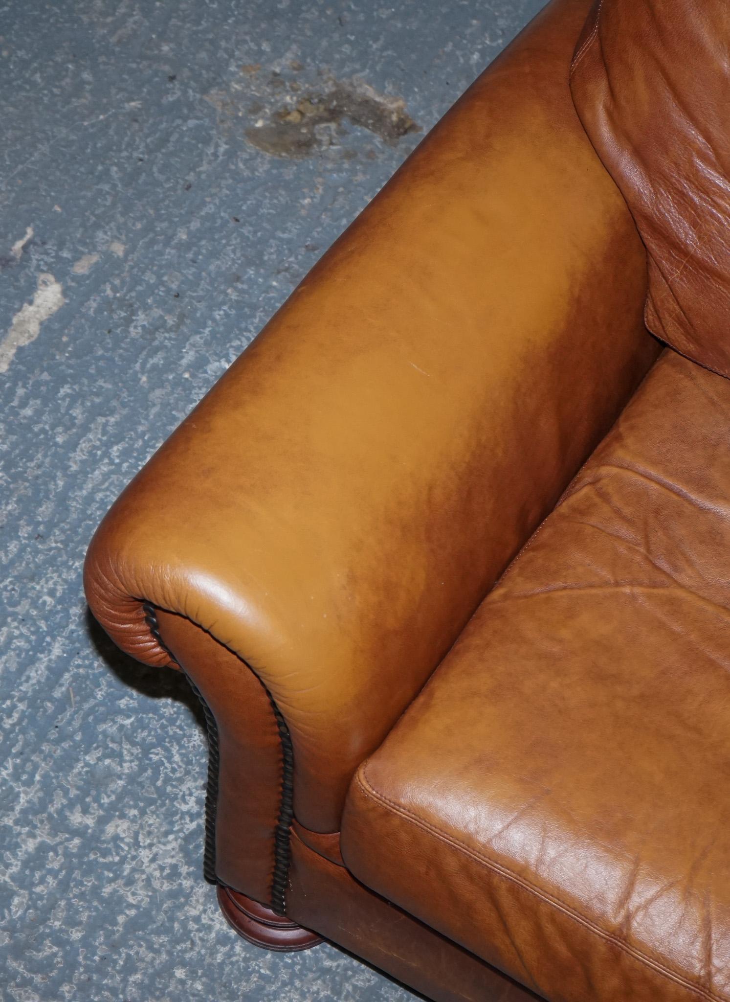 VINTAGE TETRAD JOHN LEWIS CORDOBA CUERO MARRON CLUB ARMCHAiR 4