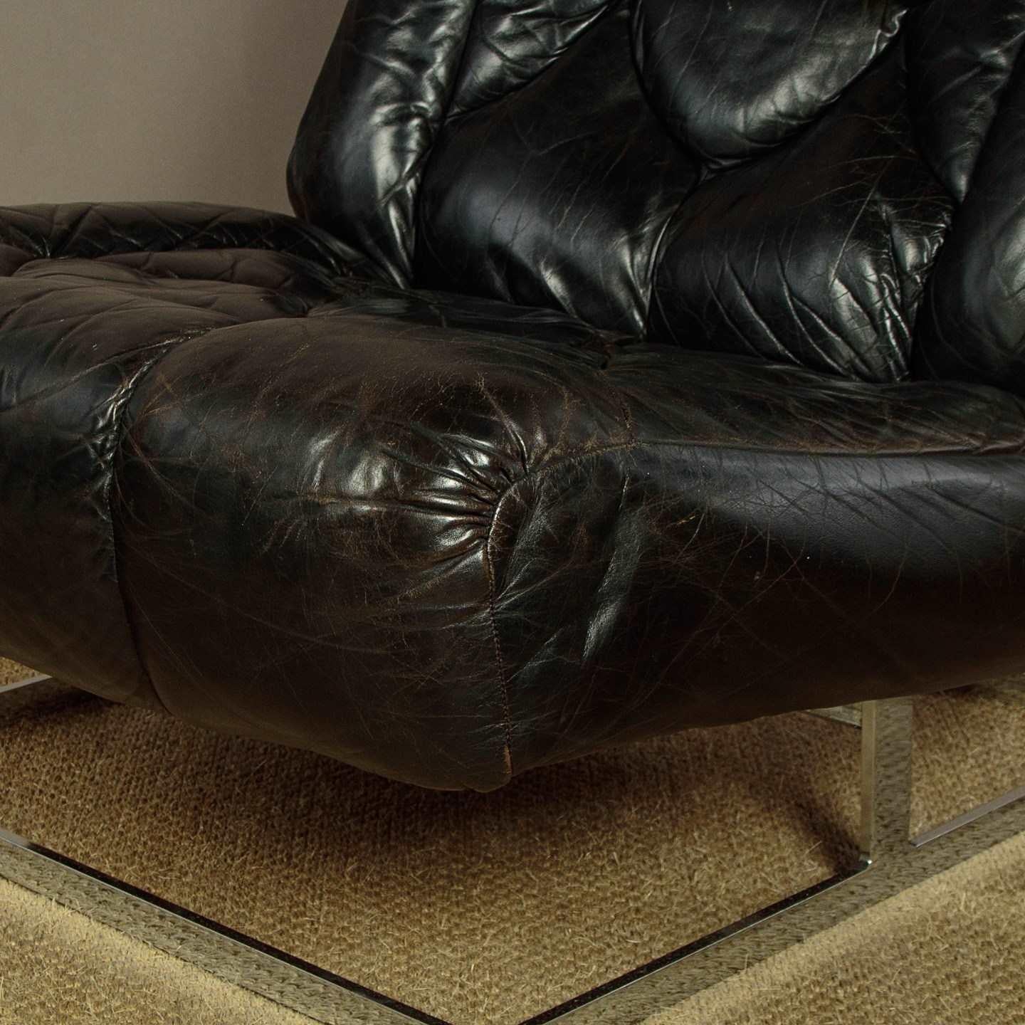 Modulares Leder-Sofa aus Tetrad im Angebot 5