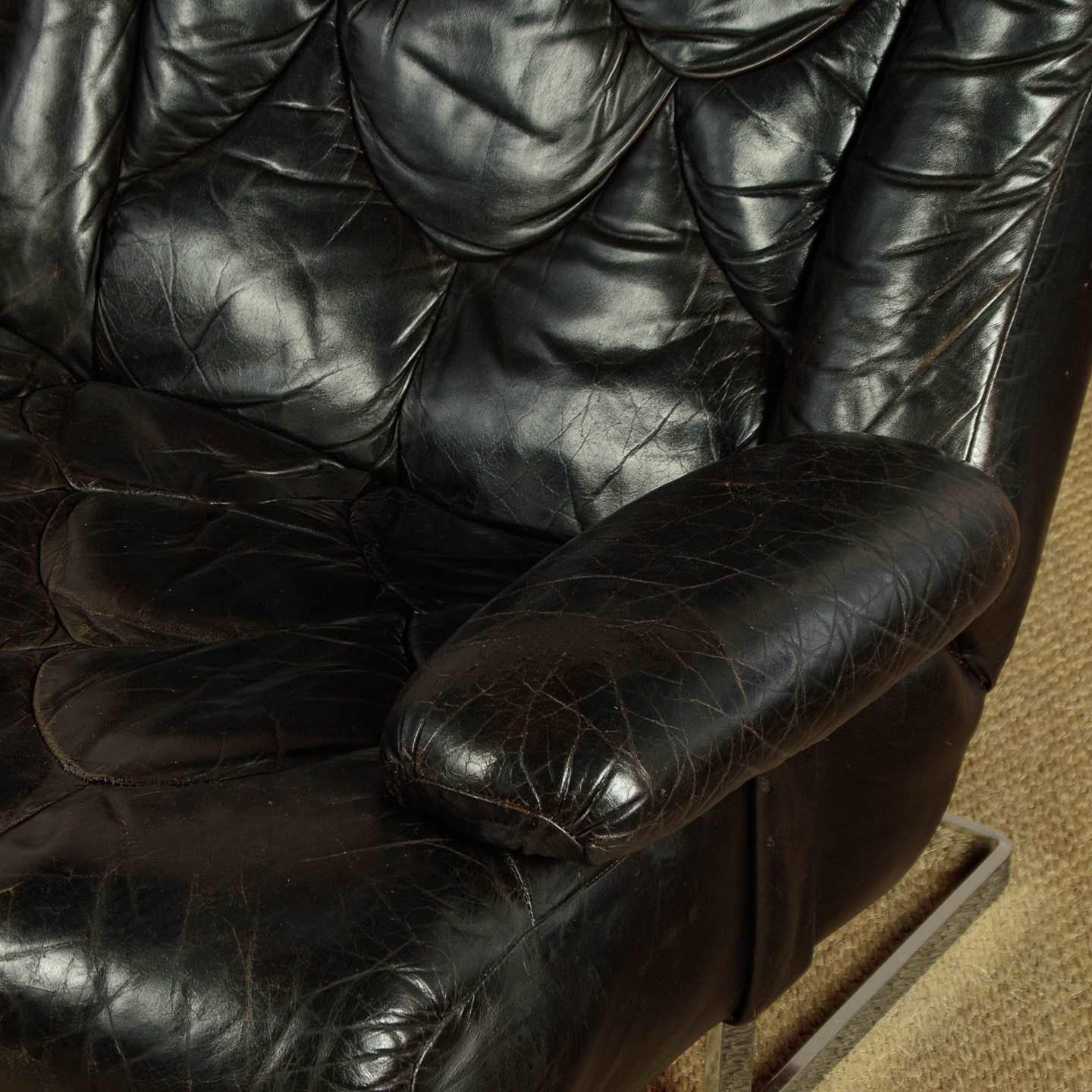 Modulares Leder-Sofa aus Tetrad im Angebot 7