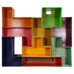 Vintage Tetris Modular Cabinet Shelving System