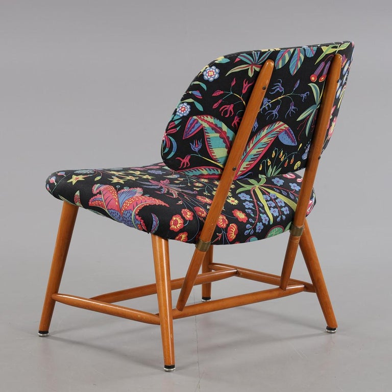 Swedish  Alf Svensson Teve Lounge Chair Sweden Malmo For Sale