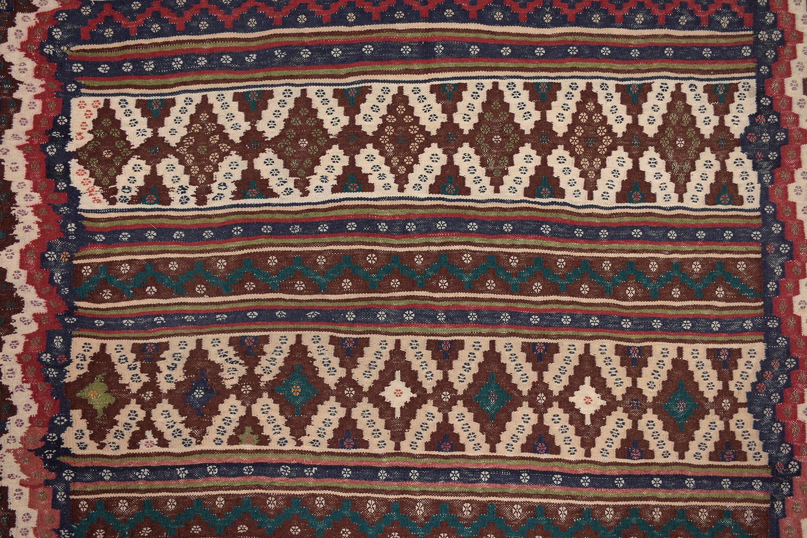 Peruvian Vintage Textile Rug For Sale