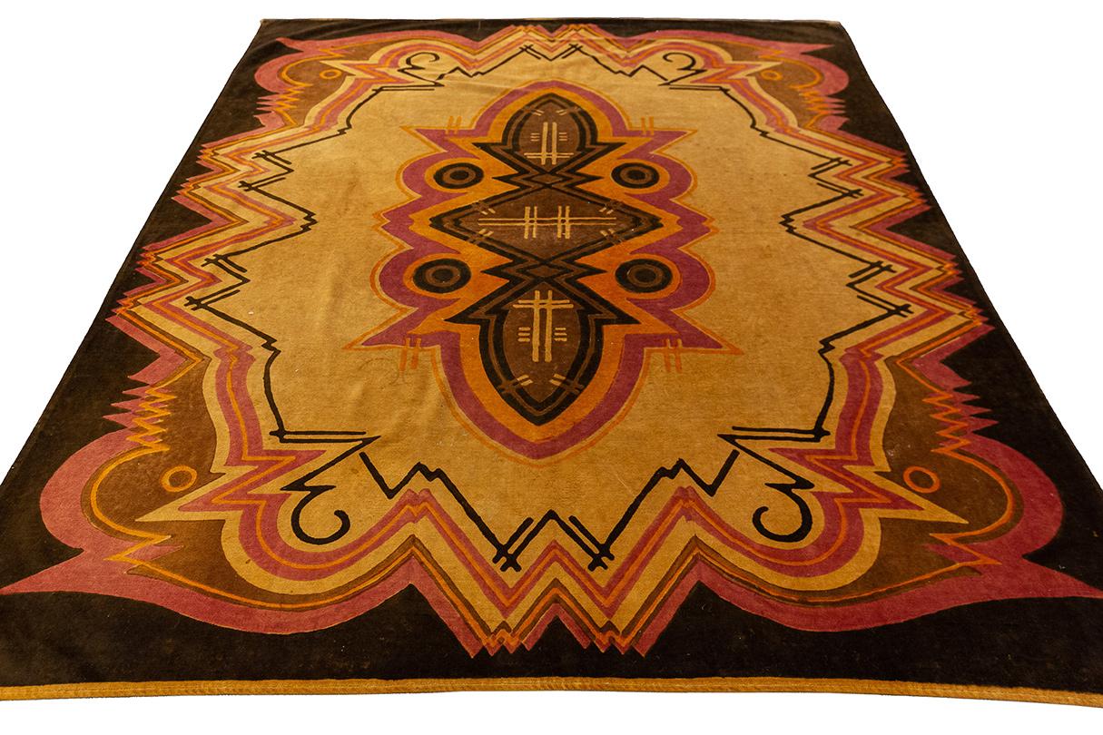Dutch Vintage Textile Wall Hanging Printed For Sale