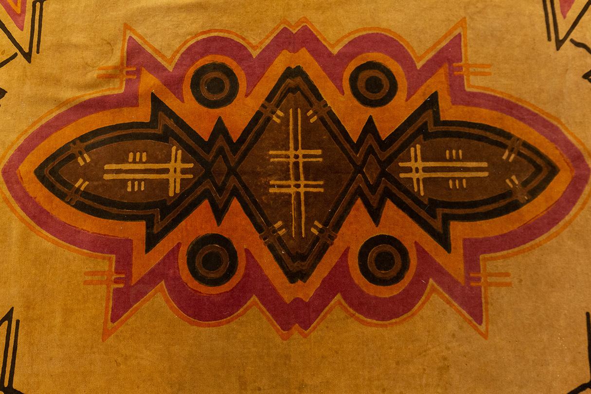 20th Century Vintage Textile Wall Hanging Printed For Sale