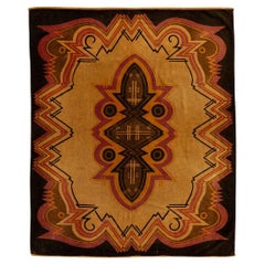 Vintage Textile Wall Hanging Printed