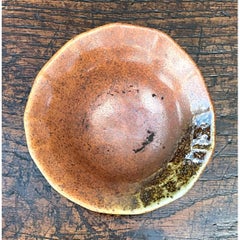 Vintage Textured Ceramic Bowl