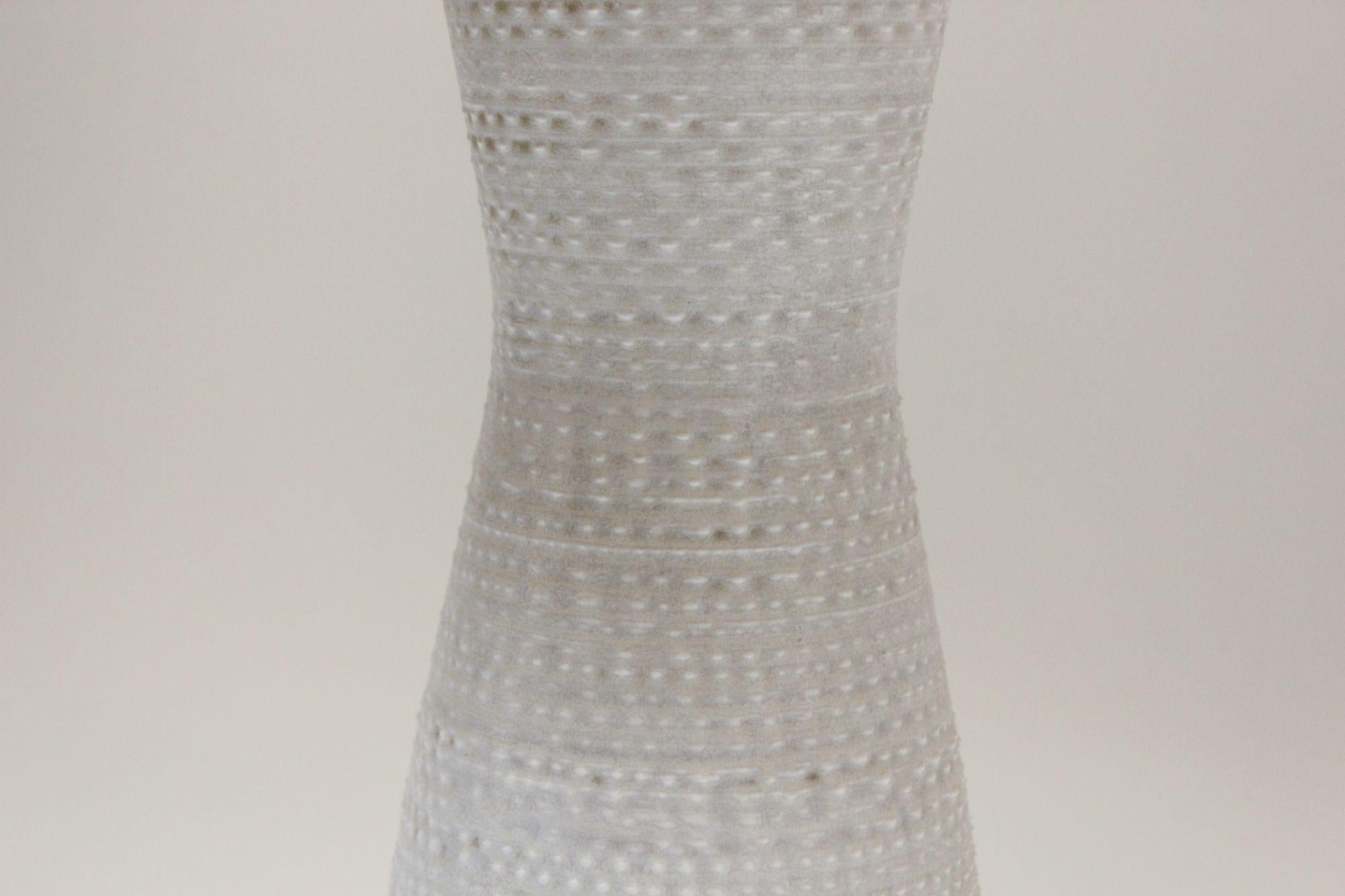 Vintage Textured Ceramic Table Lamp by Lee Rosen for Design Technics For Sale 13