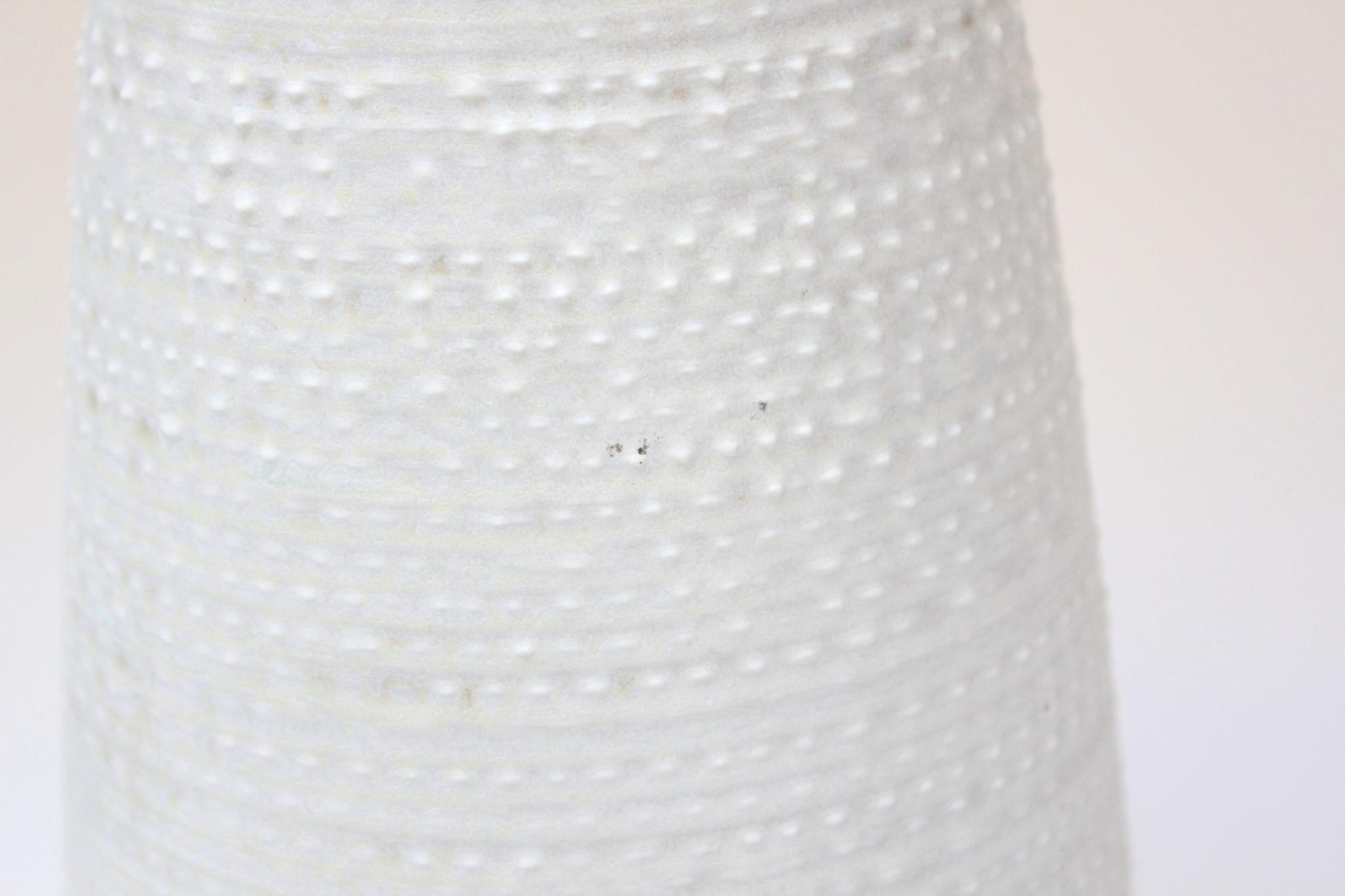 Lampe de bureau vintage en céramique texturée de Lee Rosen pour Design Technics en vente 2