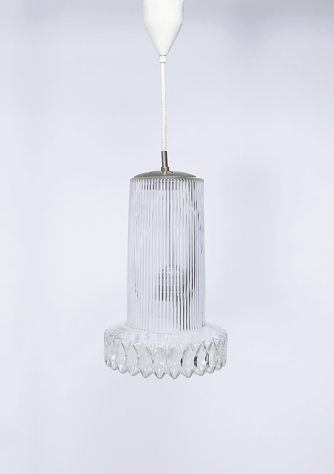 textured glass pendant lights