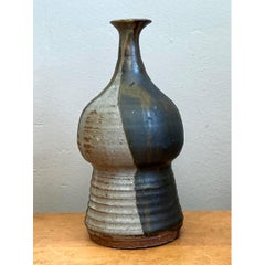 Vase Vintage Textured Studio Pottery