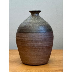 Vintage Textured Studio Pottery Vase