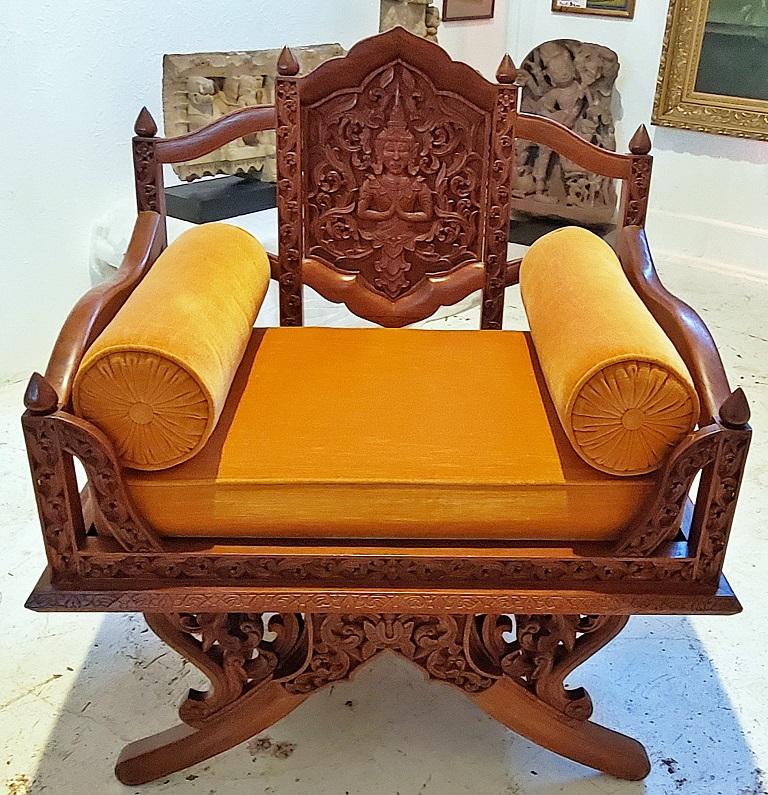 Velvet Vintage Thai Howdah Chair