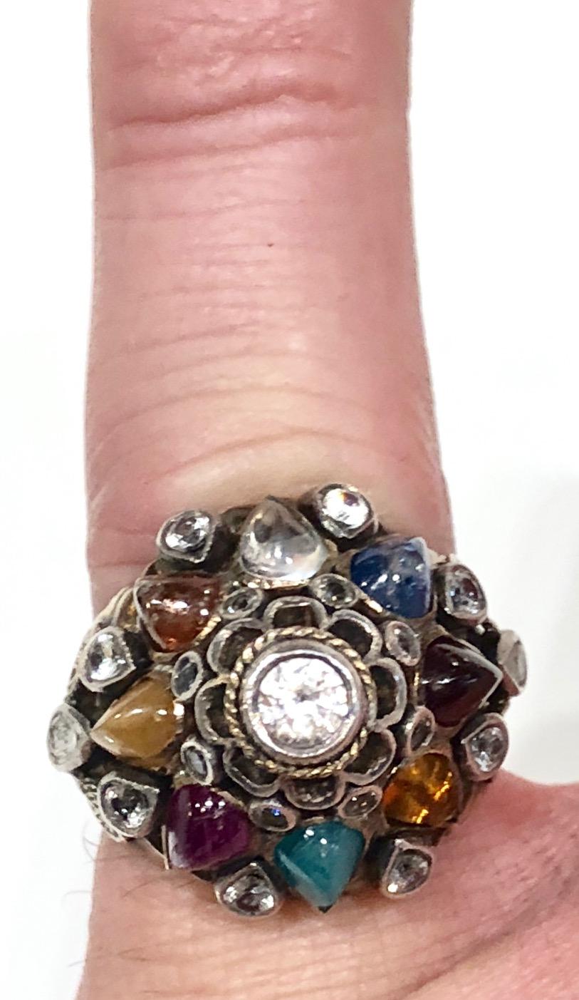 Vintage Thai Princess Ring, circa 1950s In Good Condition In West Hollywood, CA