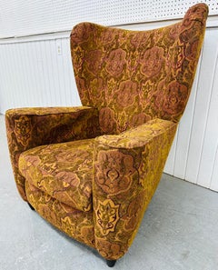 Silla de orejas tapizada Thayer Coggin Vintage