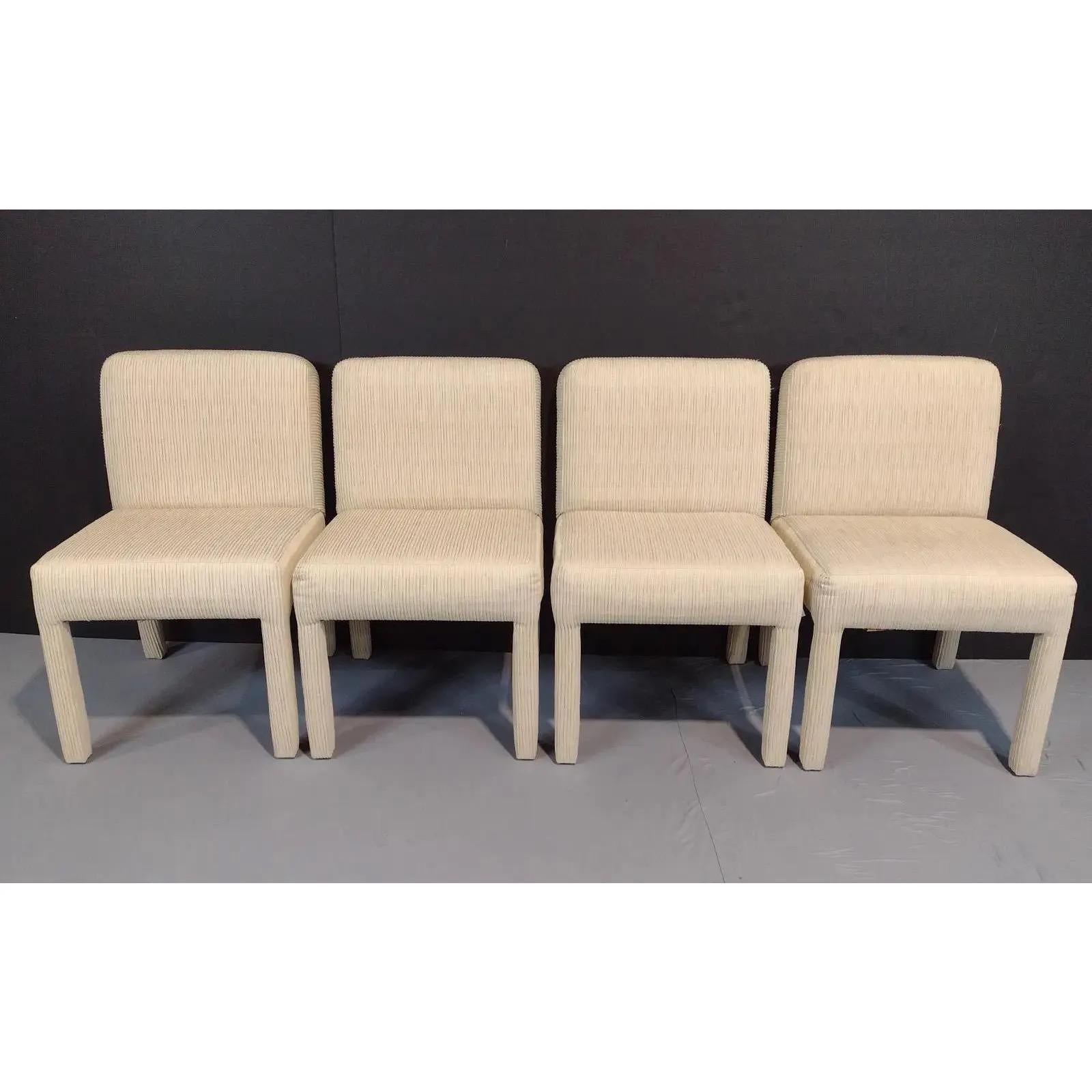 Silla de comedor tapizada Thayer Coggin Vintage Moderno de mediados de siglo en venta