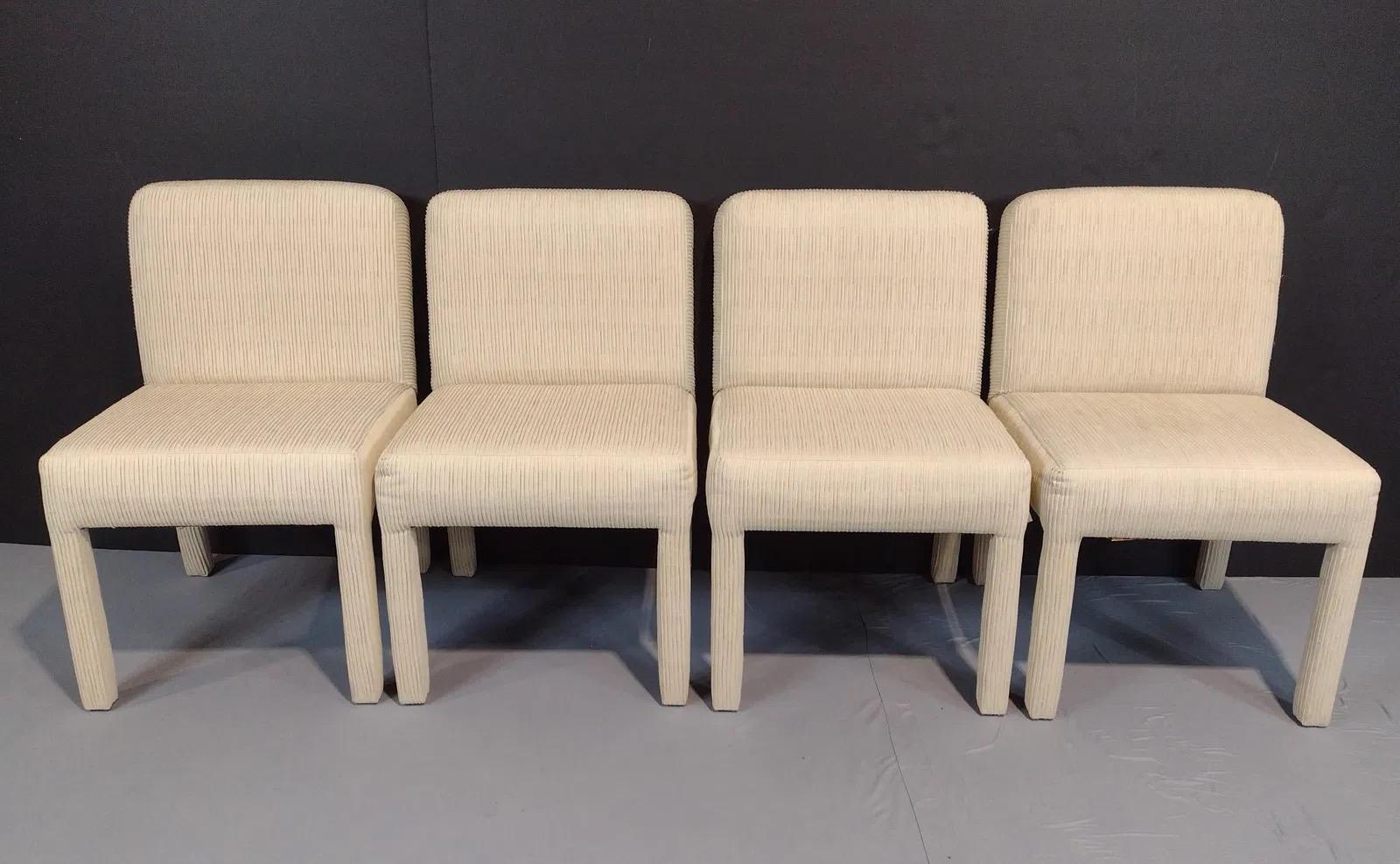 Mid-Century moderno Sedie da pranzo imbottite Thayer Coggin d'epoca - Set di 8 sedie in vendita