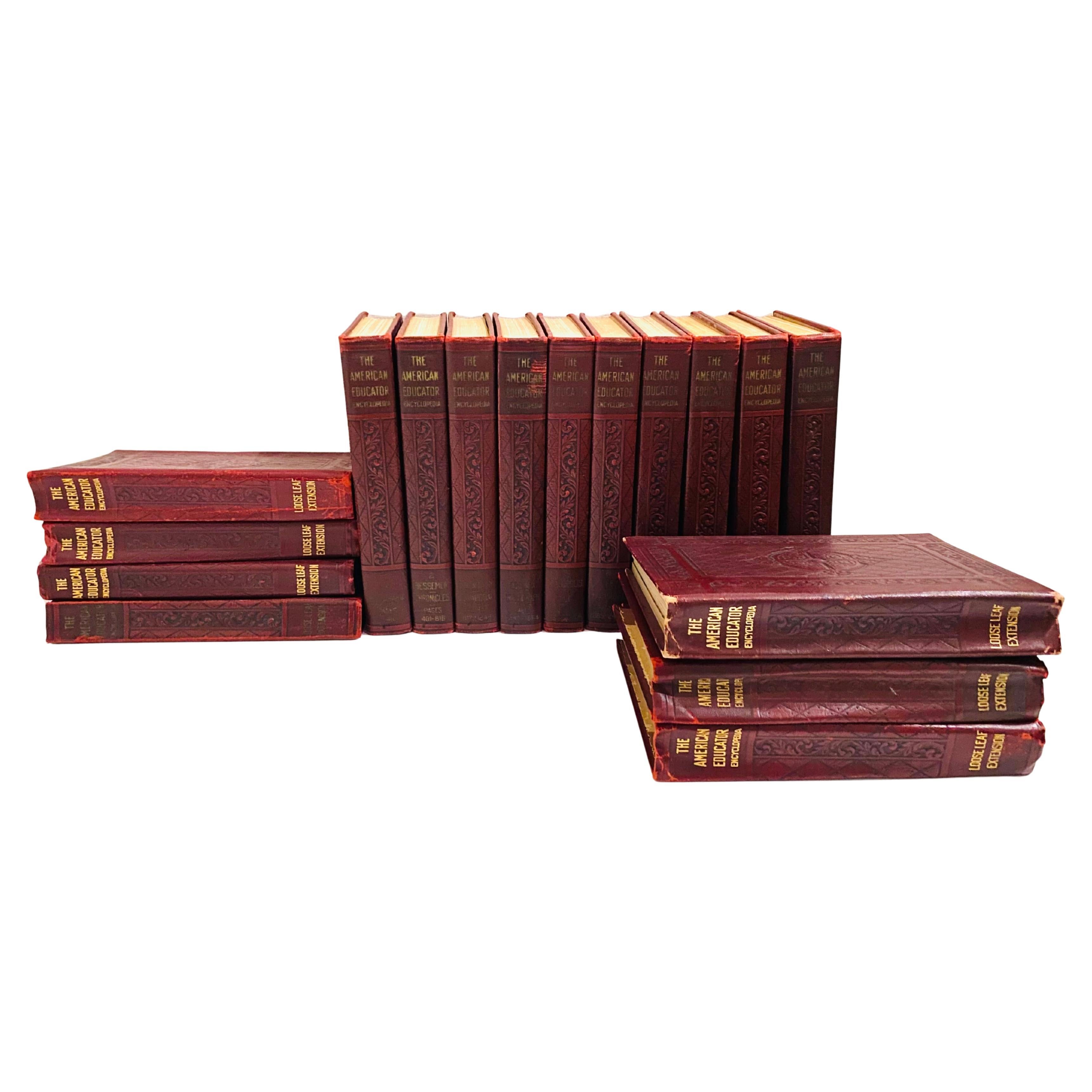 Vintage The American Educator Encyclopedia, Complete 1943 Edition