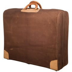 Vintage "The Colonel" Leather Luggage, circa 1950