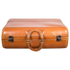 Vintage "The Colonel" Leather Luggage, circa 1950