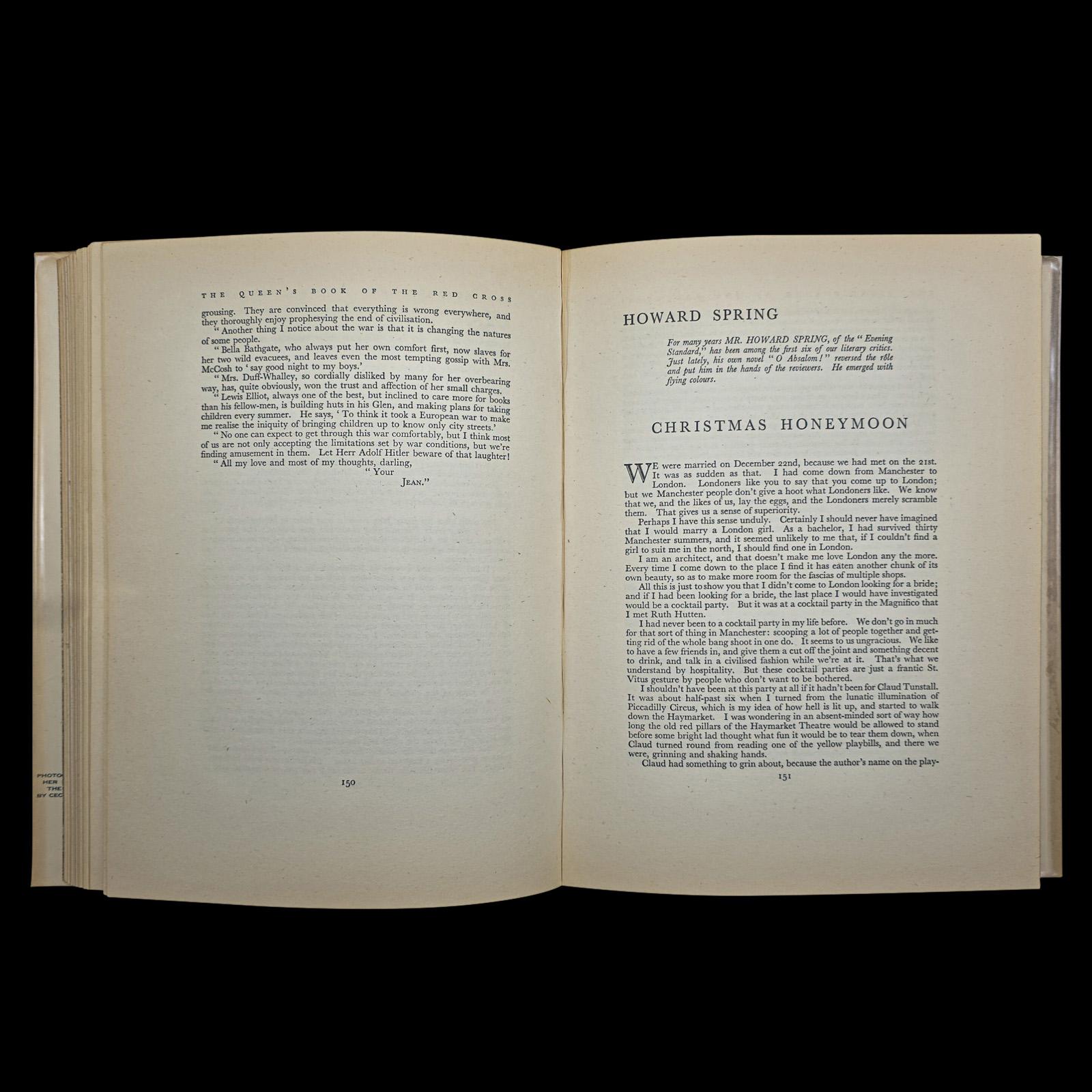 Vintage, The Queen's Book of the Red Cross, Königliche Geschichte, Erstausgabe, Zweiter Weltkrieg im Angebot 2