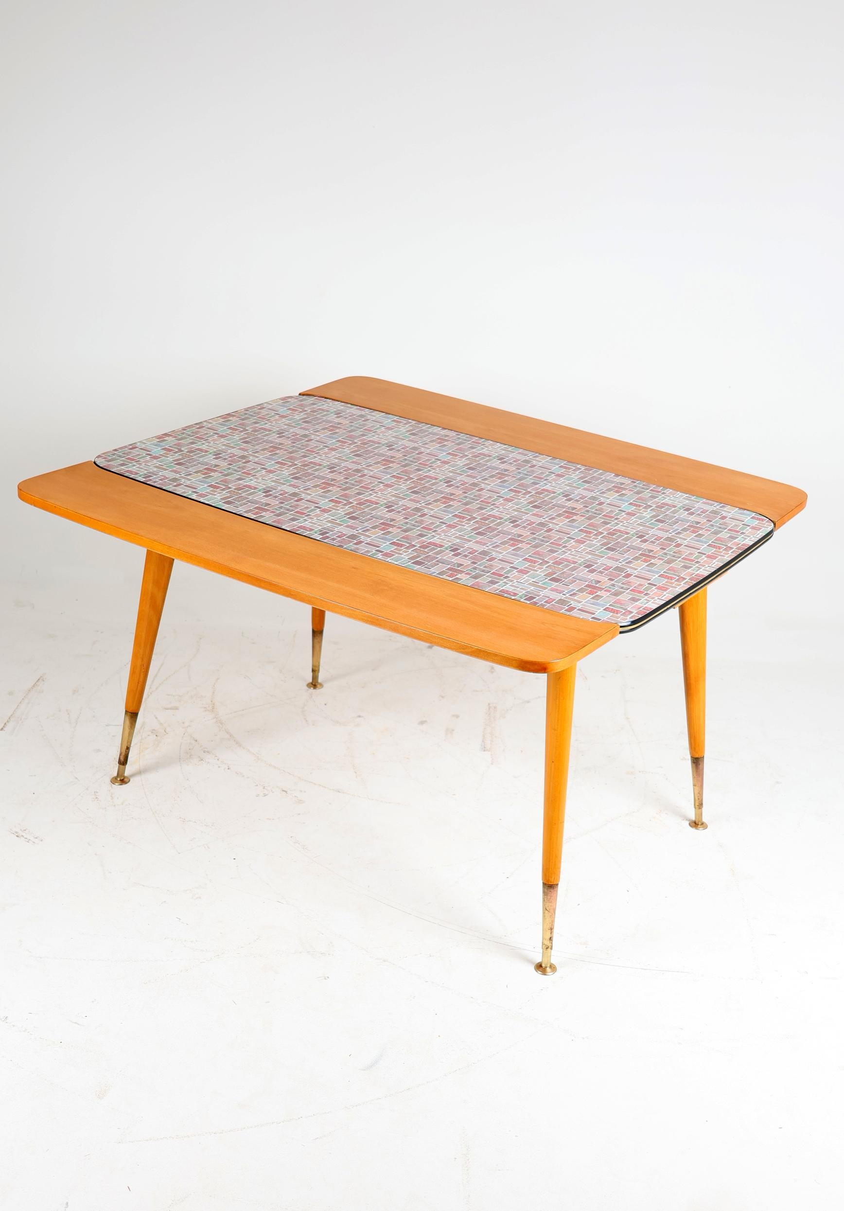 Beech Vintage The Rockabilly Table 1960s For Sale