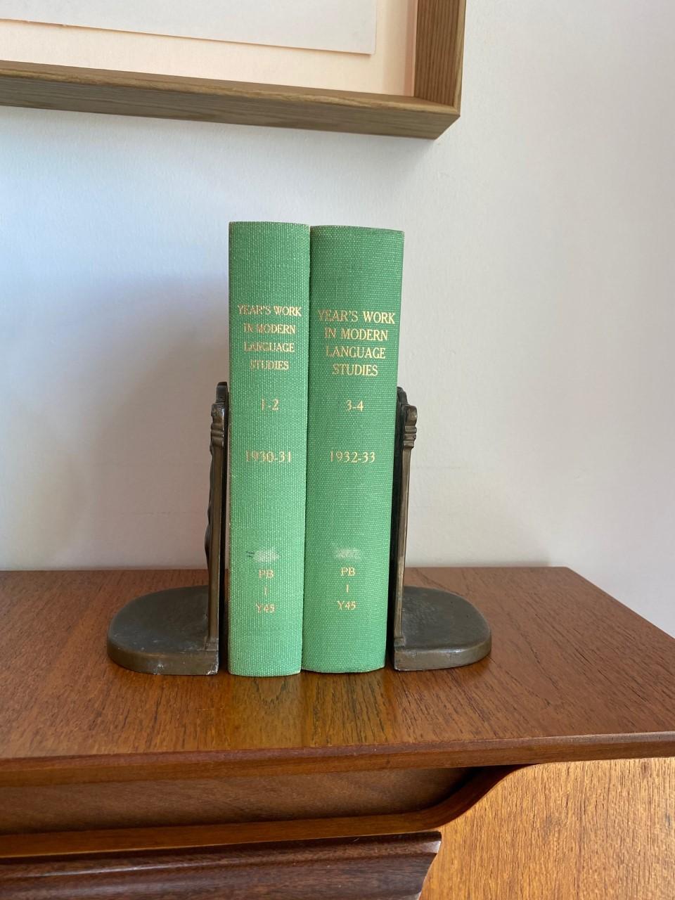 20th Century Vintage the Thinker Bookends For Sale