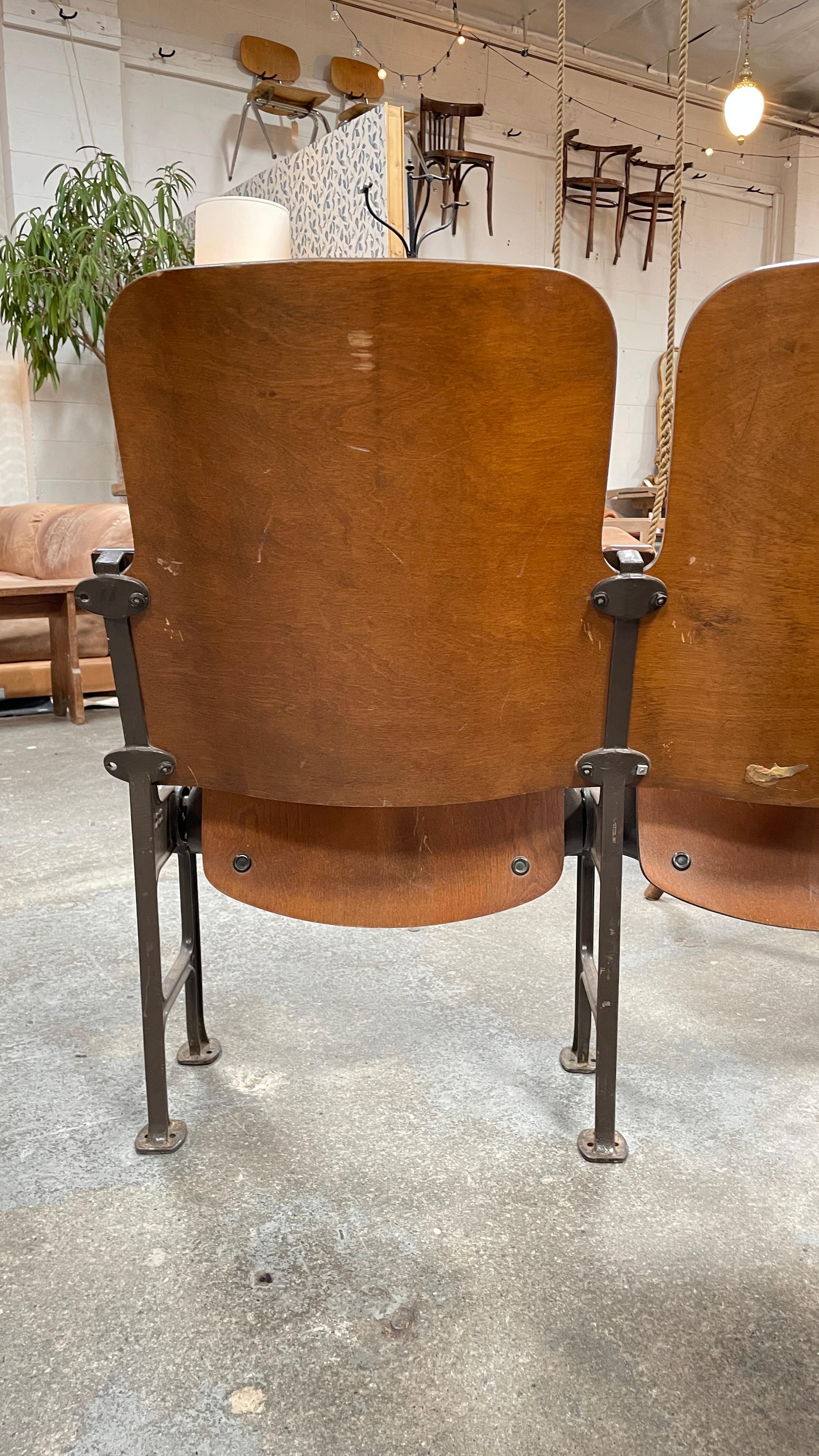 20th Century Vintage Theater Seats