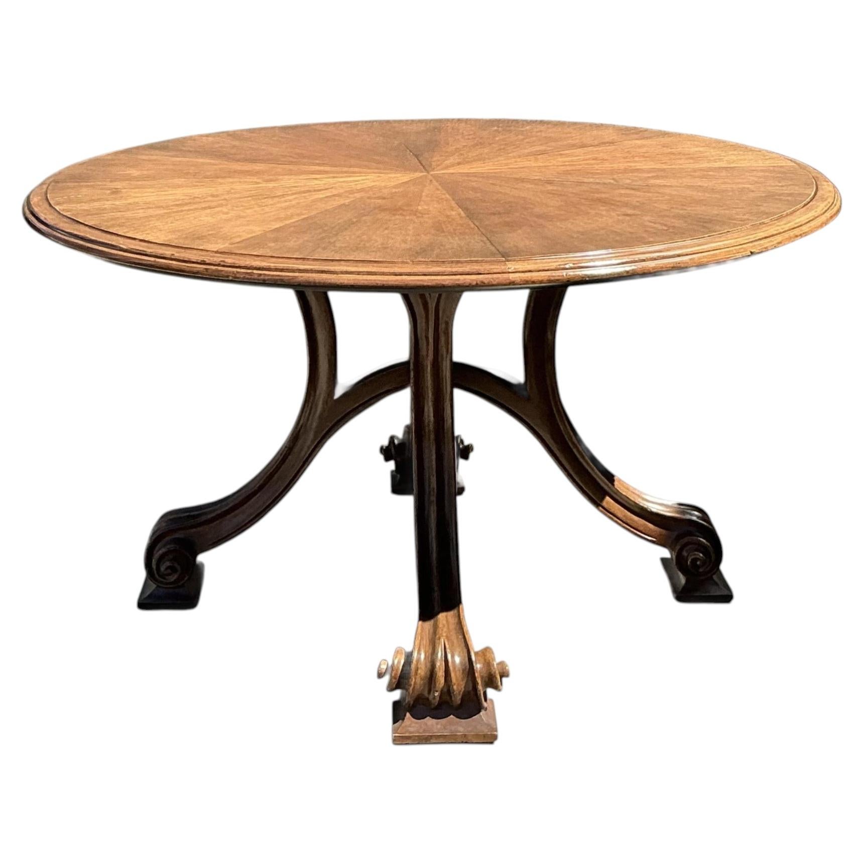 Vintage Theiren Studios “Volute” Dining Table For Sale