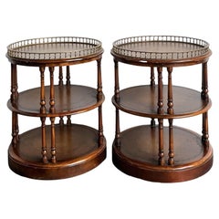 Vintage Theodore Alexander Gallery Side Tables - A Pair