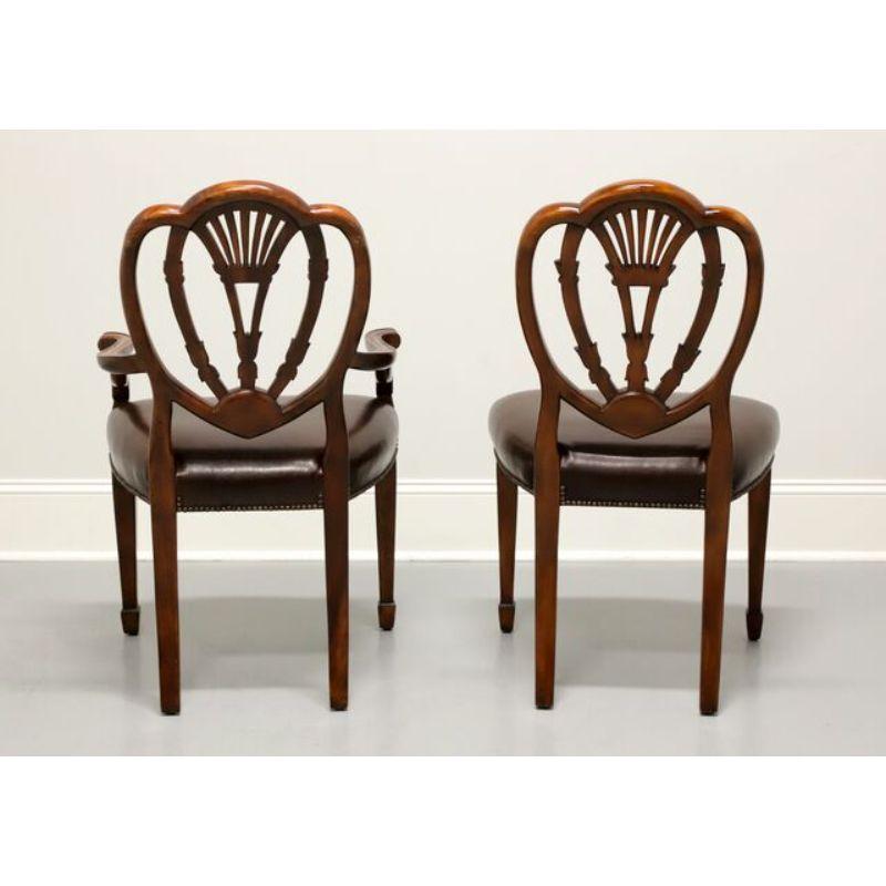 Contemporary THEODORE ALEXANDER Mahogany Hepplewhite Dining Chairs - Set of 8