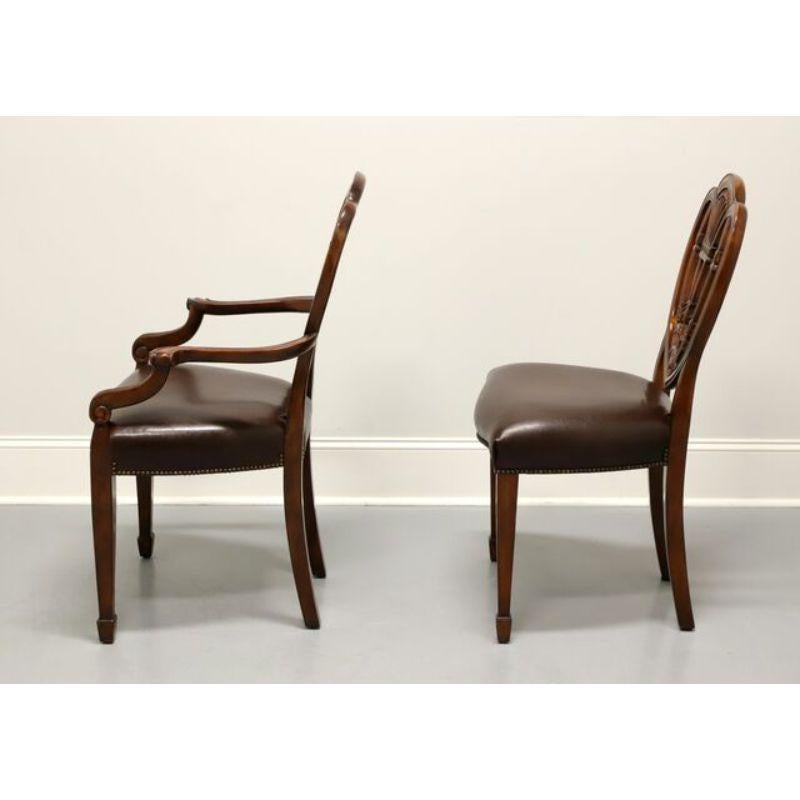 THEODORE ALEXANDER Mahogany Hepplewhite Dining Chairs - Set of 8 1