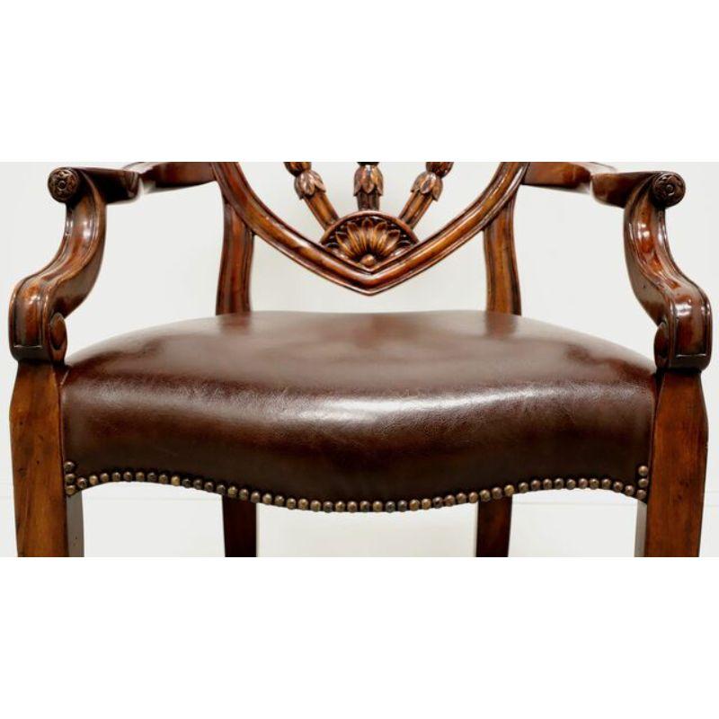 THEODORE ALEXANDER Mahogany Hepplewhite Dining Chairs - Set of 8 3
