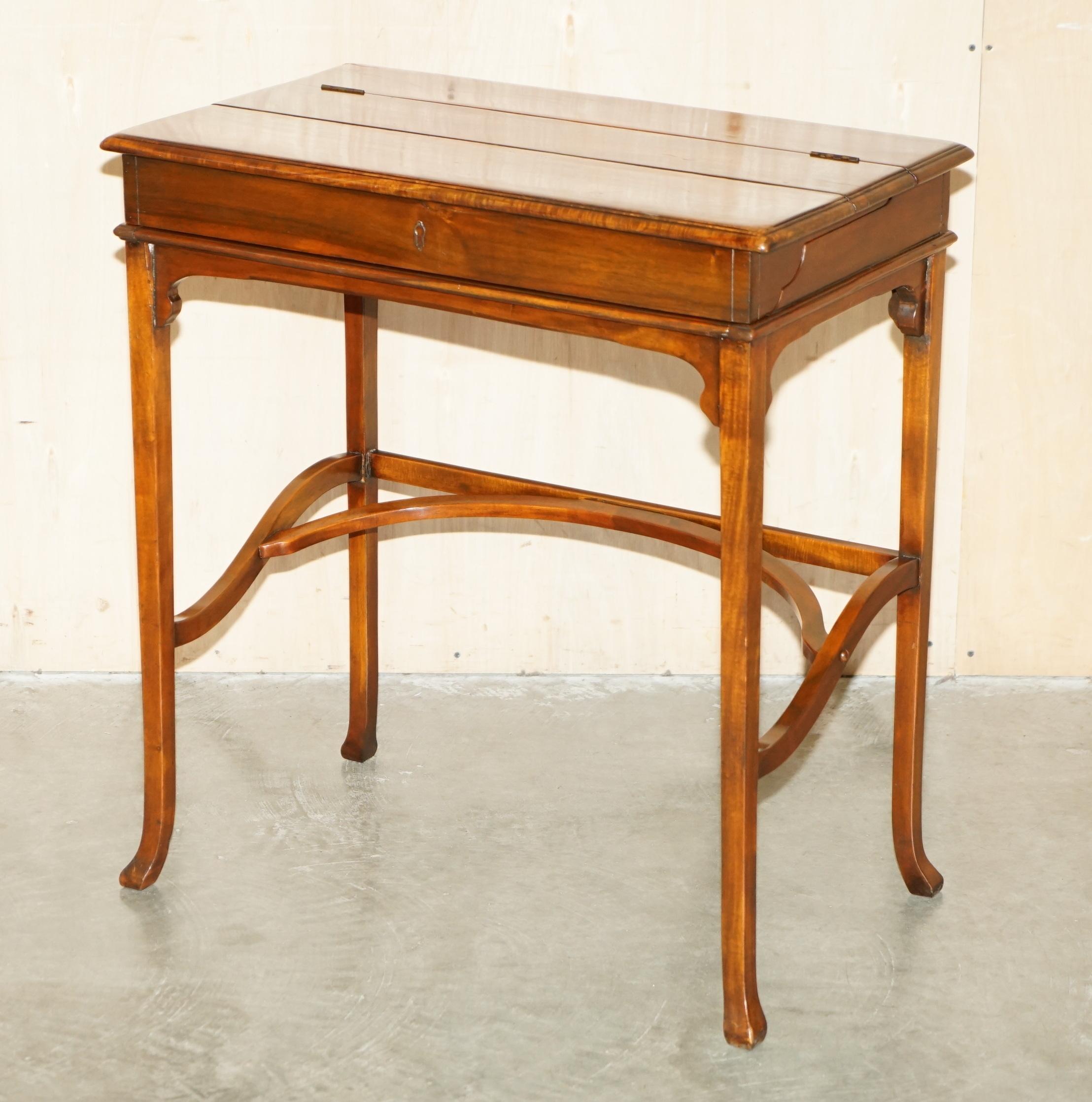 Royal House Antiques

Royal House Antiques is delighted to offer for sale this lovely Military Campaign style home office desk / workstation made by Theodore Alexander and finished with their famous brown leather embossed top

Please note the