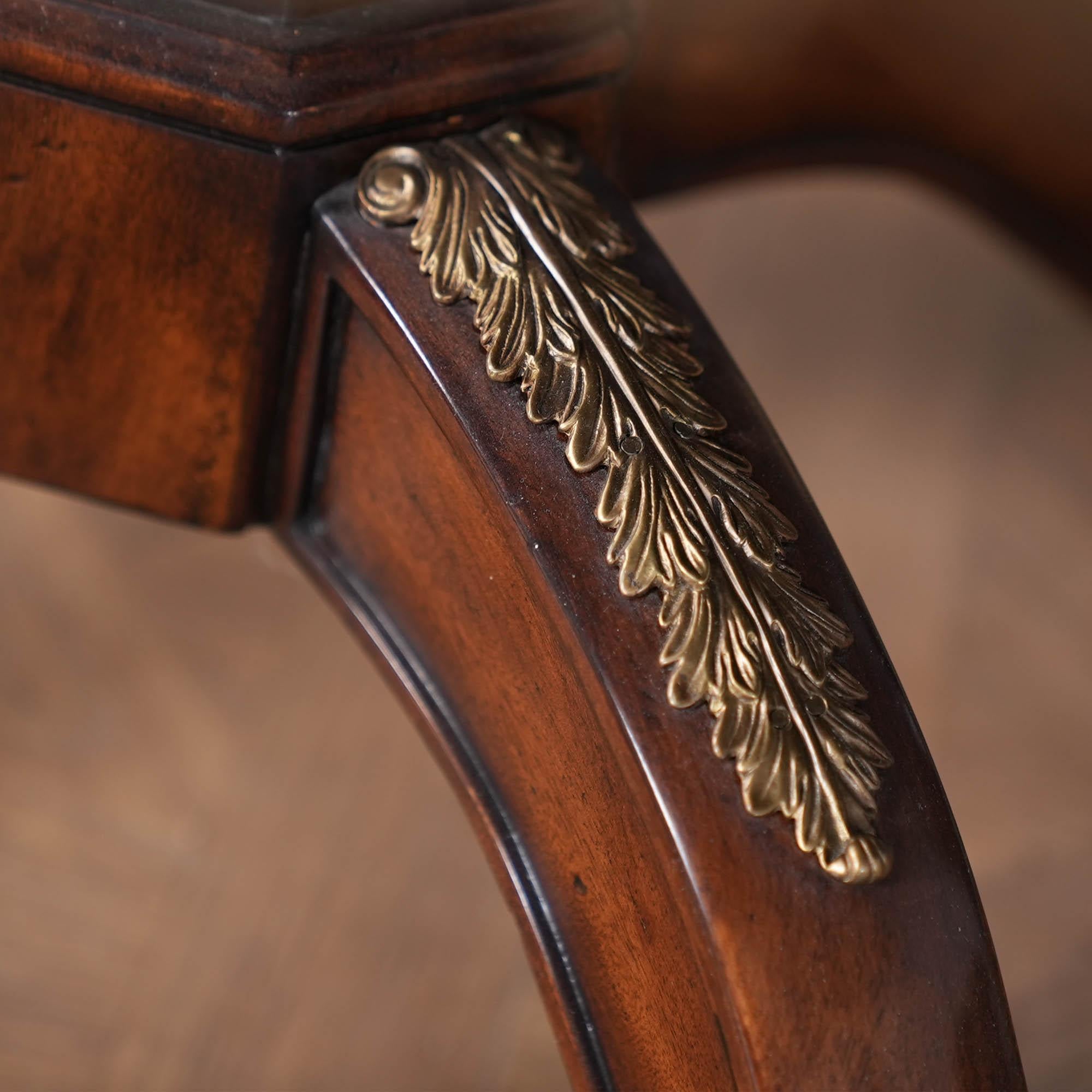 Hand-Crafted Vintage Theodore Alexander Oval Coffee Table