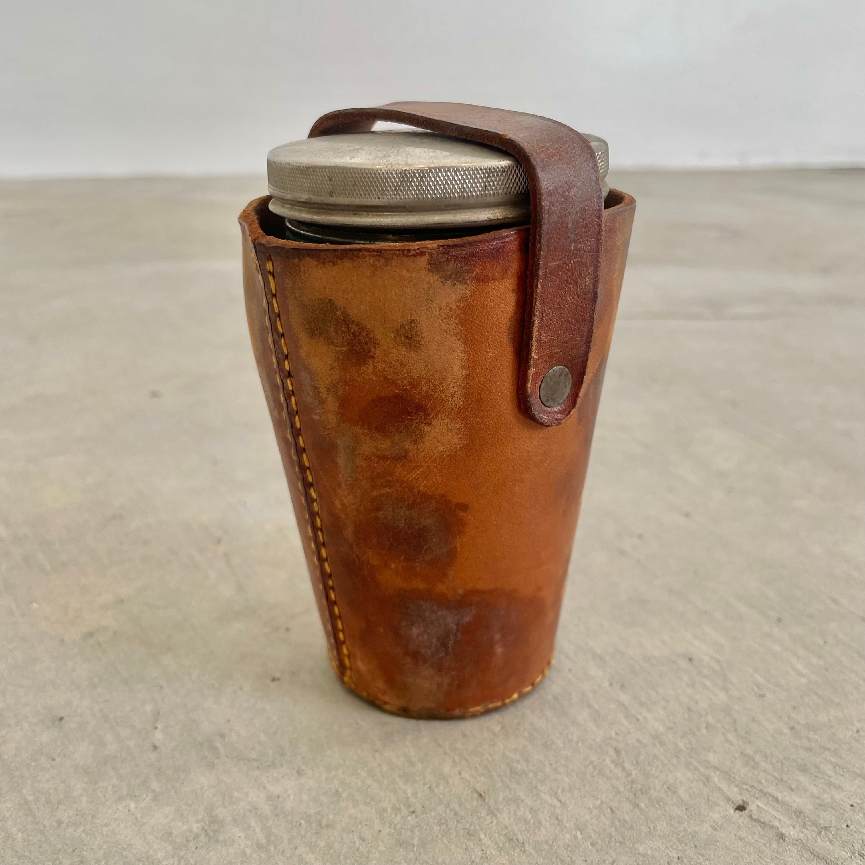 Metal Vintage Thermos Cup Set, 1912 USA For Sale