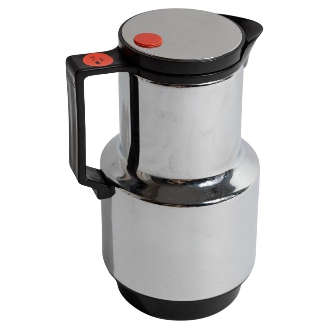 Vintage Thermos Flask Chrome Design by Rido Busse for Dr. Zimmermann, 1970s For Sale