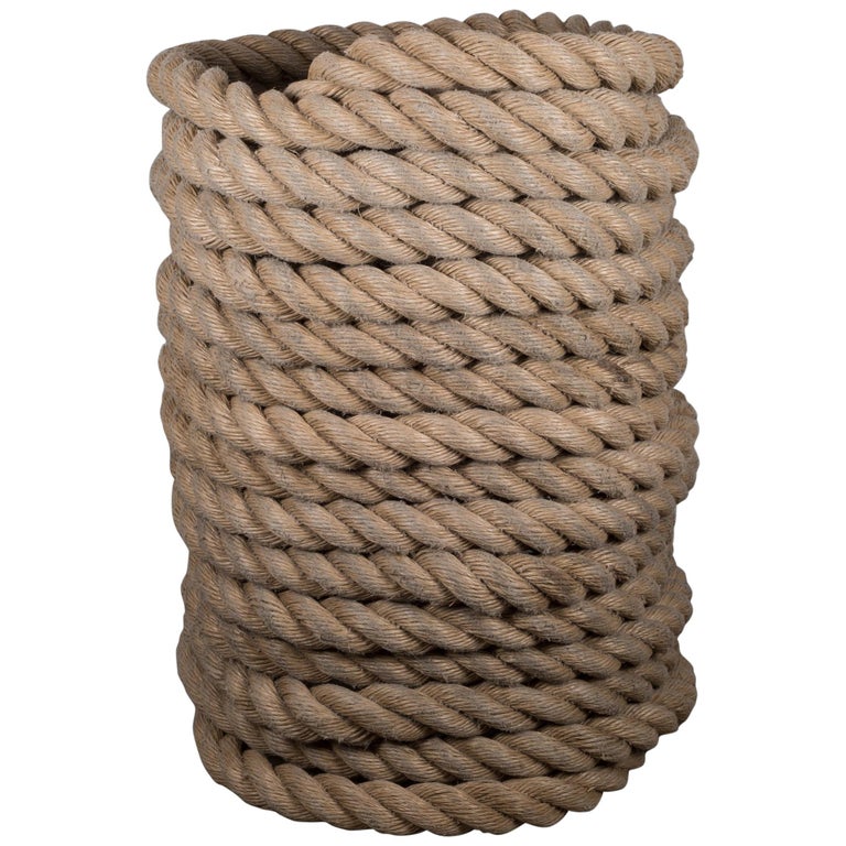 Vintage Thick Nautical Deck Rope, circa 19401960 For Sale at 1stDibs