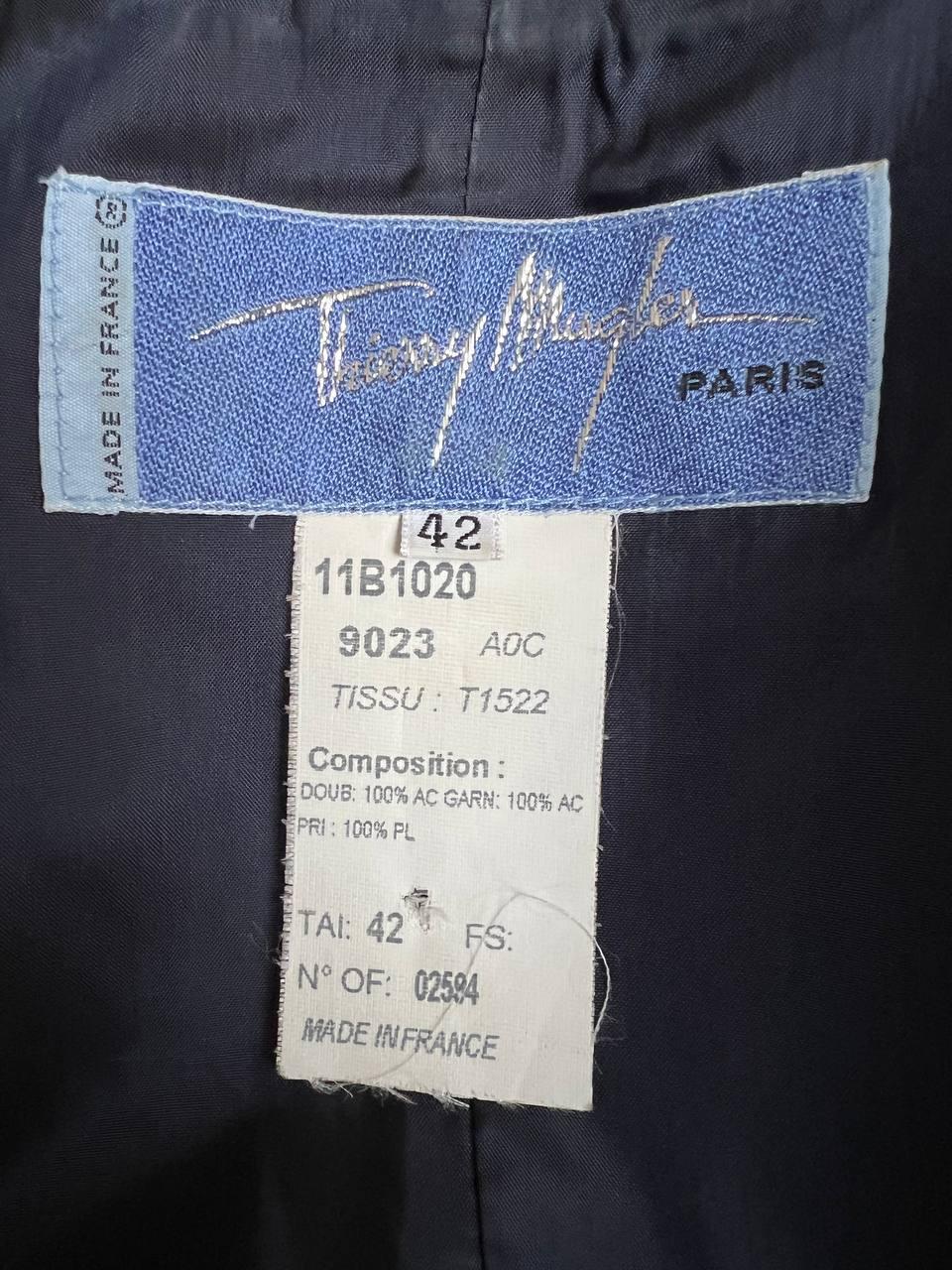Vintage Thierry Mugler Acrylic Button Blazer, 2000 3