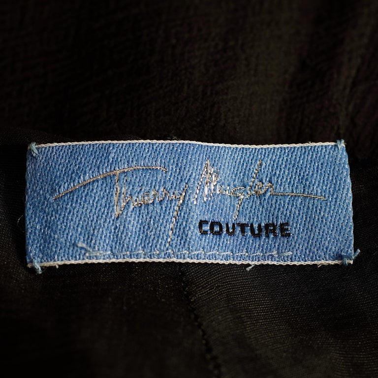 Vintage THIERRY MUGLER COUTURE Silk Sheer Palazzo Pants at 1stDibs ...
