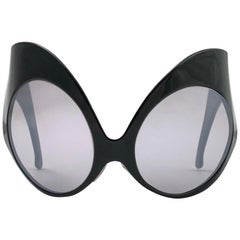 Thierry Mugler Vintage Thierry Mugler "" GUEPE "" Bug Eye Frühjahr / Sommer 1997 Frankreich Sonnenbrille