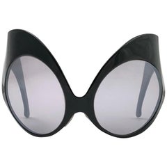 Retro Thierry Mugler " GUEPE " Bug Eye Spring / Summer 1997 France Sunglasses 