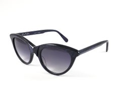 Vintage Thierry Mugler Marbled Purple & Gradient Lenses 1980's Paris Sunglasses