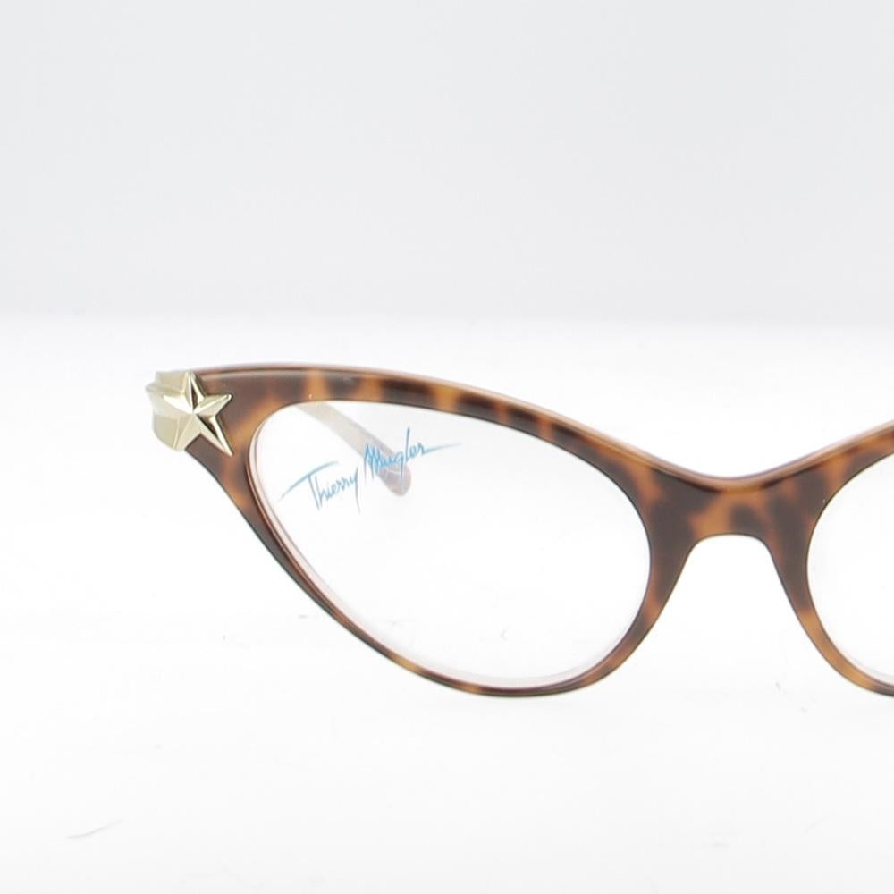Marron Monture optique vintage Thierry Mugler - 1990 en vente