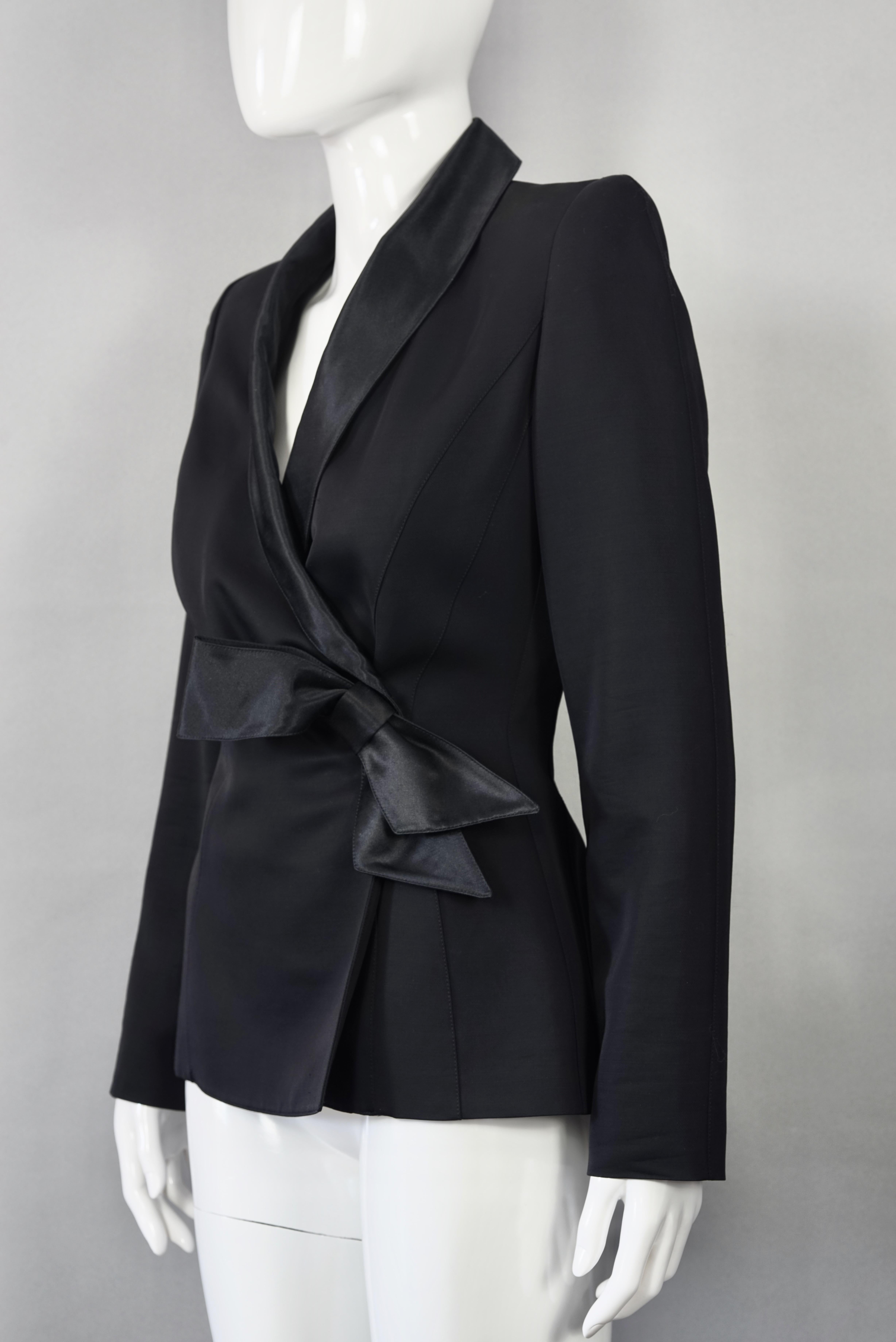 wrap suit jacket