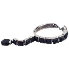 Vintage Thierry Mugler Space Age Black Chrome Bracelet at 1stDibs | thierry  mugler bracelet, deco drama black bracelet, mugler vintage