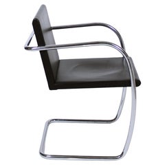 Vintage Thin Pad Tubular Brno Chair by Ludwig Mies van der Rohe