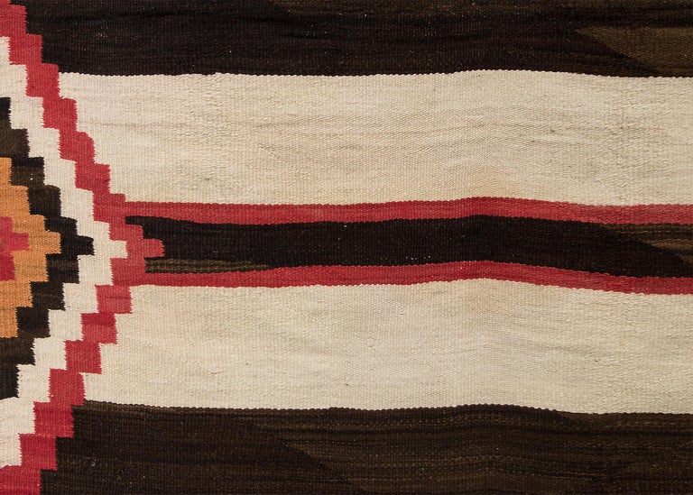 Vintage Third Phase Navajo Chief's Blanket, circa 1900 For Sale at 1stDibs