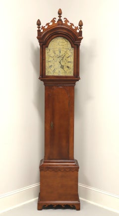 Tho Jackson Preston Henry Ford Museum Tiger Maple Grandfather Clock by COLONIAL