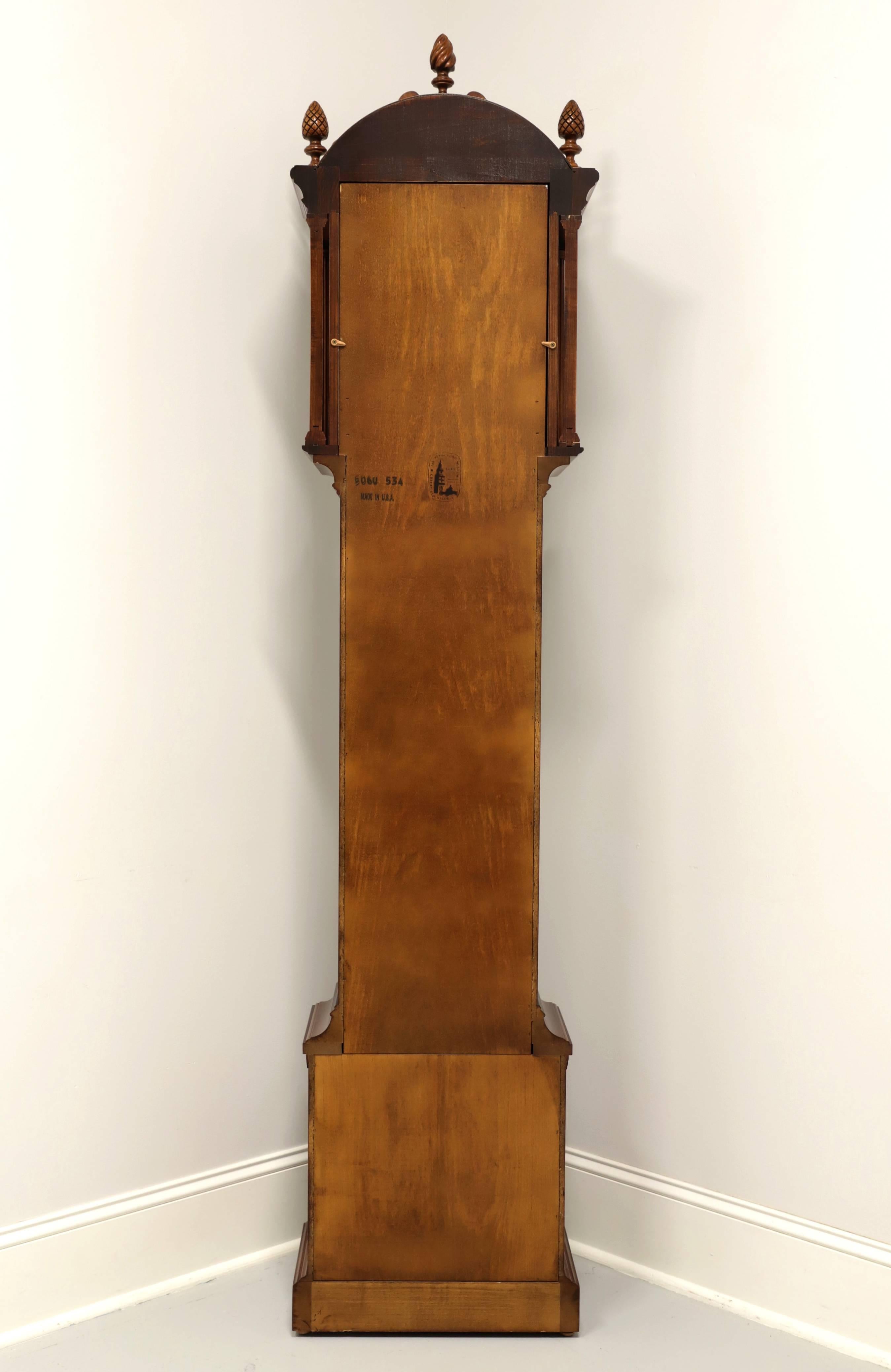 American Tho Jackson Preston Henry Ford Museum Tiger Maple Grandfather Clock by COLONIAL