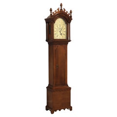 Tho Jackson Preston Henry Ford Museum Tiger Maple Grandfather Clock by COLONIAL